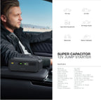 Super Capacitor 12V Jump Starter – Powerful, Batteryless Emergency Solution | Green Lion