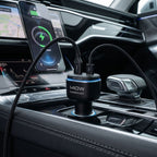 140W Triple-Port Car Charger | 65W USB-C PD Fast Charging + 45W + 30W | High Power Car Adapter for Laptop, iPhone, Samsung