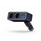 Brio 54W Multi-Port Car Charger | Dual Cigarette Lighter Splitter + USB-C 36W & USB-A 18W | Car Power Adapter Hub