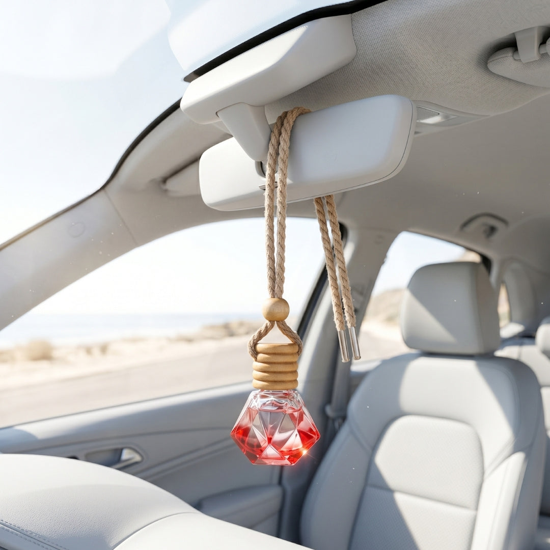 Desire Red Car Fragrance – Sweet Fresh Hanging Car Perfume, Long Lasting Auto Air Freshener UAE
