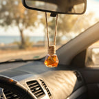 Amrood Car Fragrance – Long Lasting Guava Scent Hanging Car Perfume | Air Freshener for Cars & Interiors