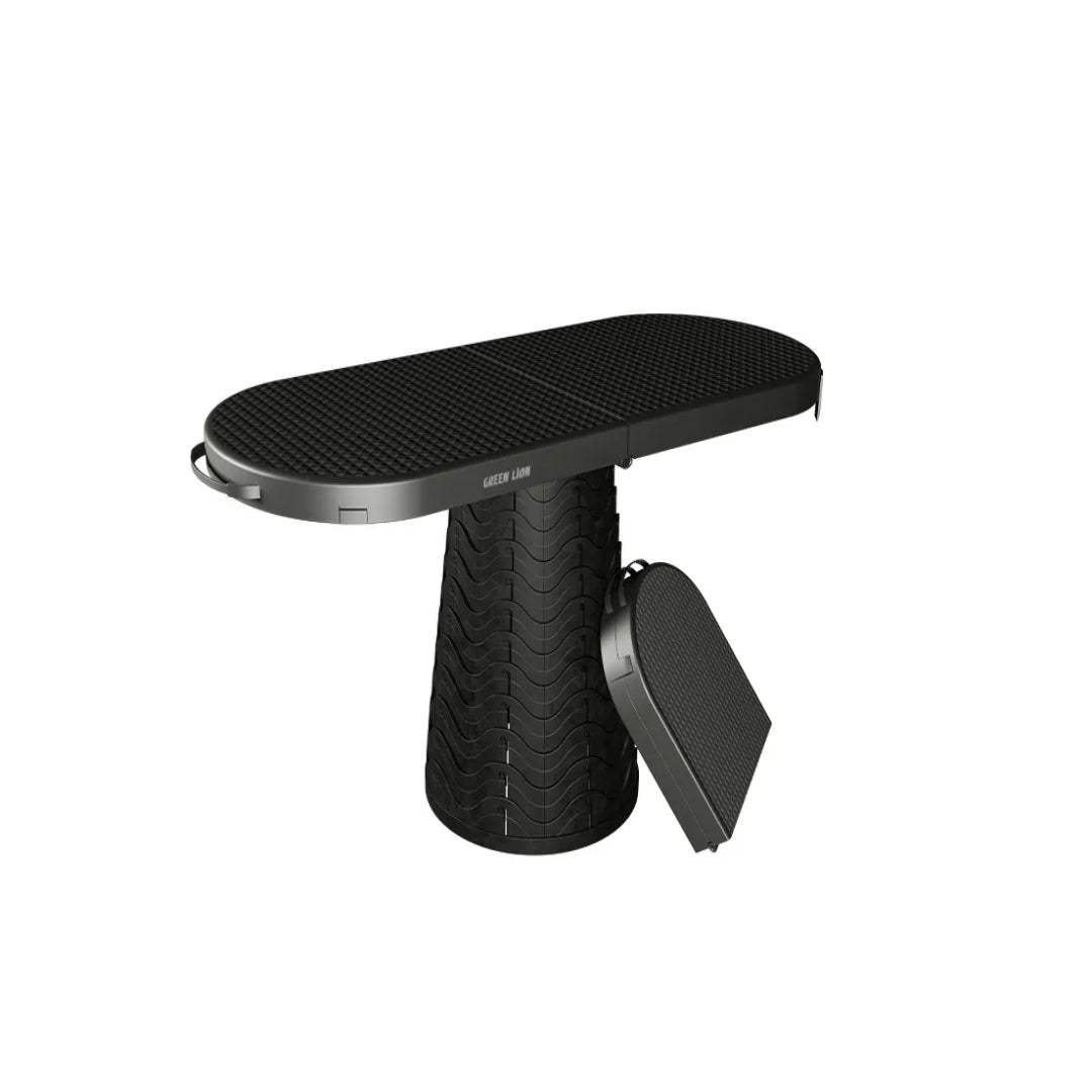 2-in-1 Foldable Table and Stool – Portable, Adjustable & Heavy-Duty Camping Solution | Green Lion
