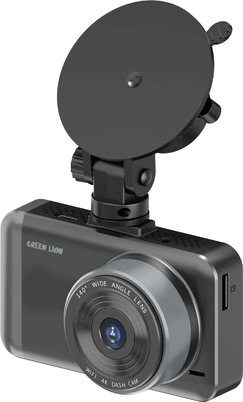Green Lion Dash Cam Pro Front and Rear – 4K UHD Dual Camera with WiFi & Night Vision