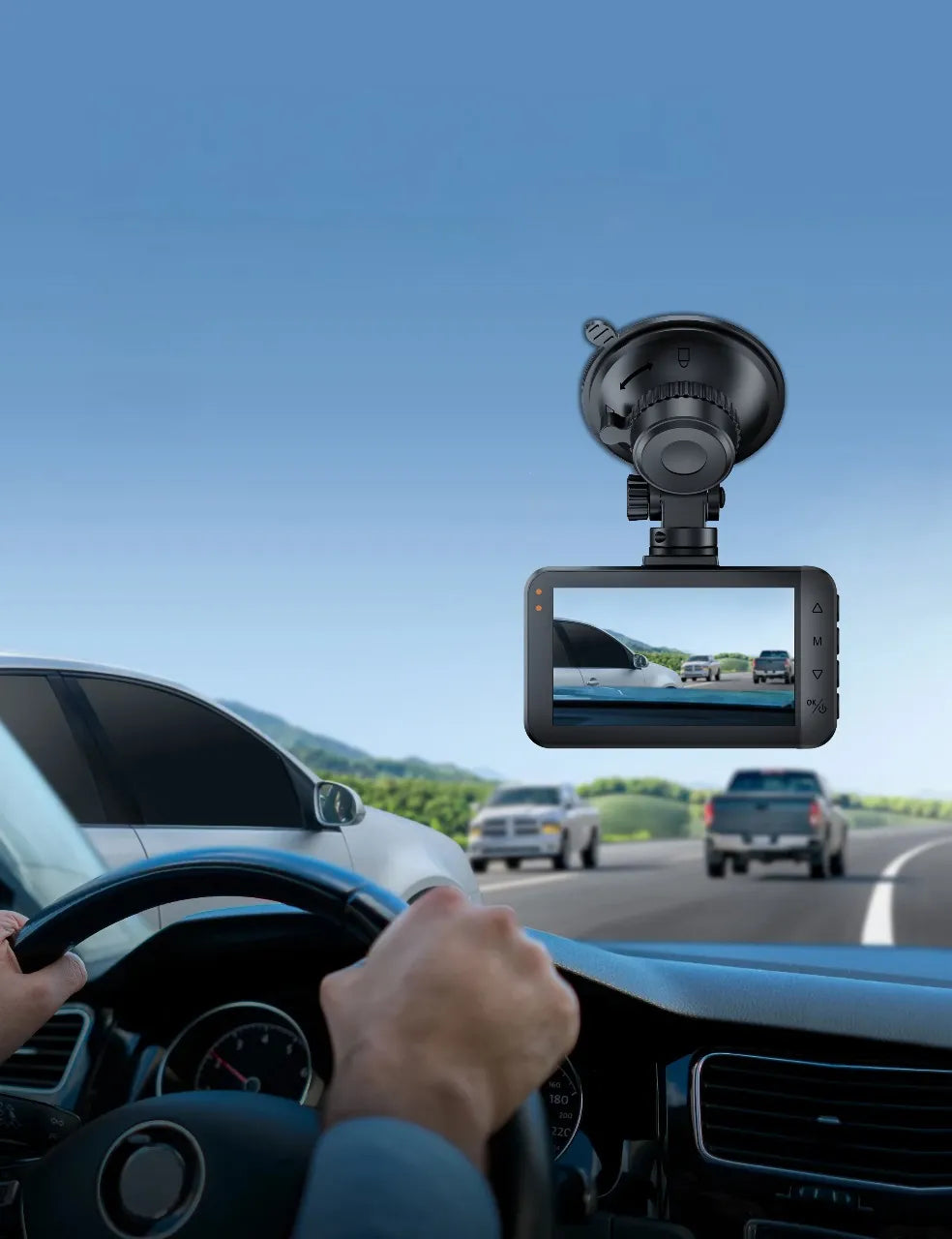 Green Lion Dash Cam Pro Front and Rear – 4K UHD Dual Camera with WiFi & Night Vision