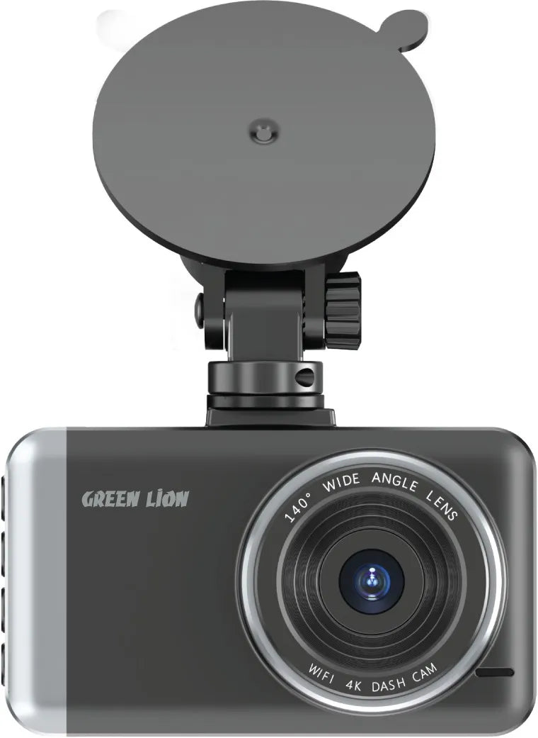 Green Lion Dash Cam Pro Front and Rear – 4K UHD Dual Camera with WiFi & Night Vision