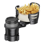 Green Lion Drive Flex 2-in-1 Cup Holder – Universal Car Organizer with Expandable Food Tray
