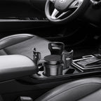 Green Lion Drive Flex 2-in-1 Cup Holder – Universal Car Organizer with Expandable Food Tray