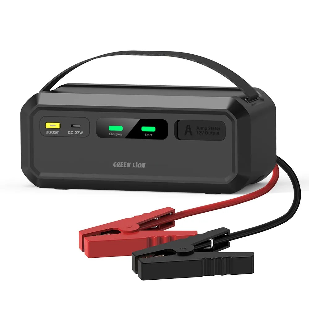 Super Capacitor 12V Jump Starter – Powerful, Batteryless Emergency Solution | Green Lion