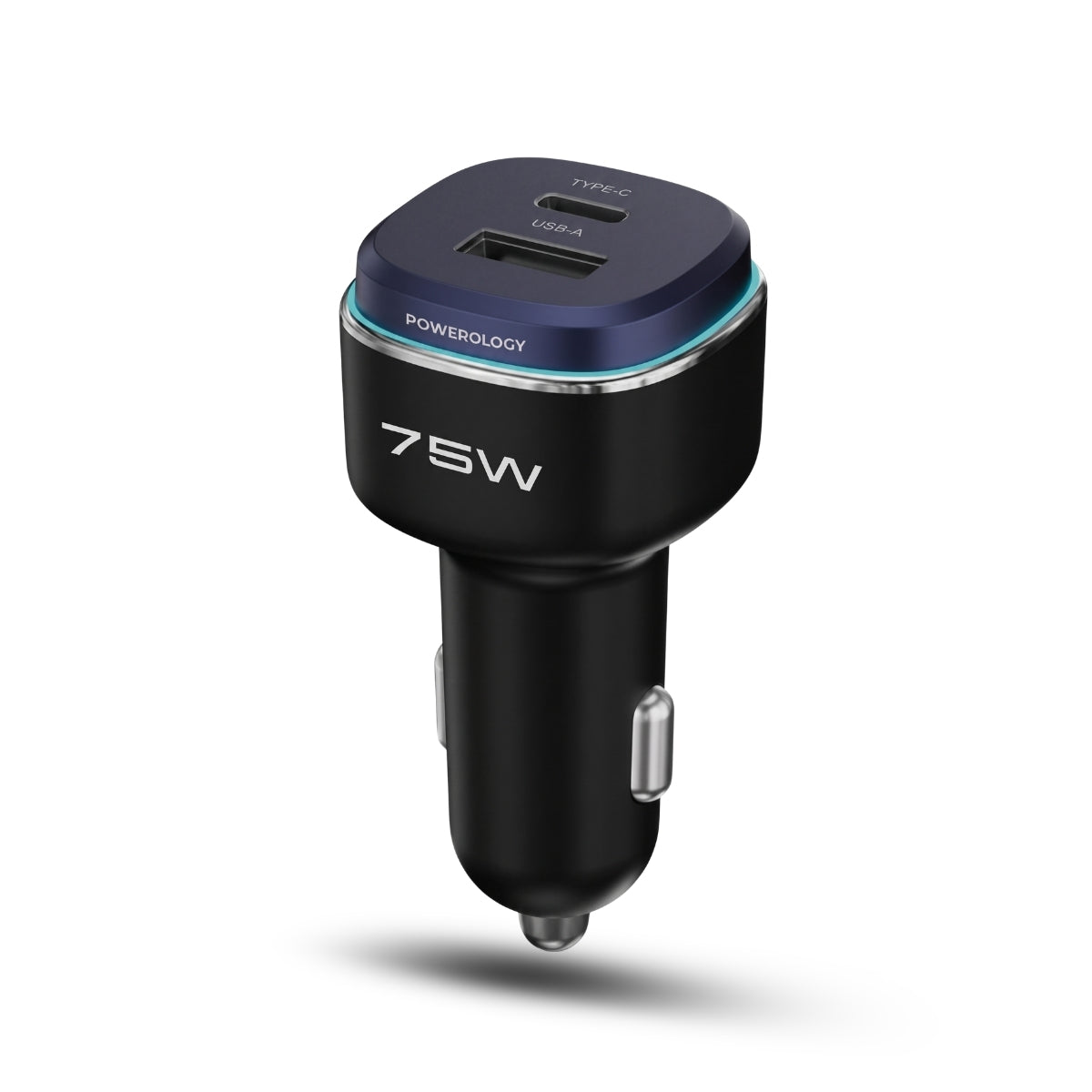 75W Dual-Port Car Charger | Fast USB-C PD 45W + USB-A 30W | High Power Car Adapter for iPhone, Samsung, Laptops